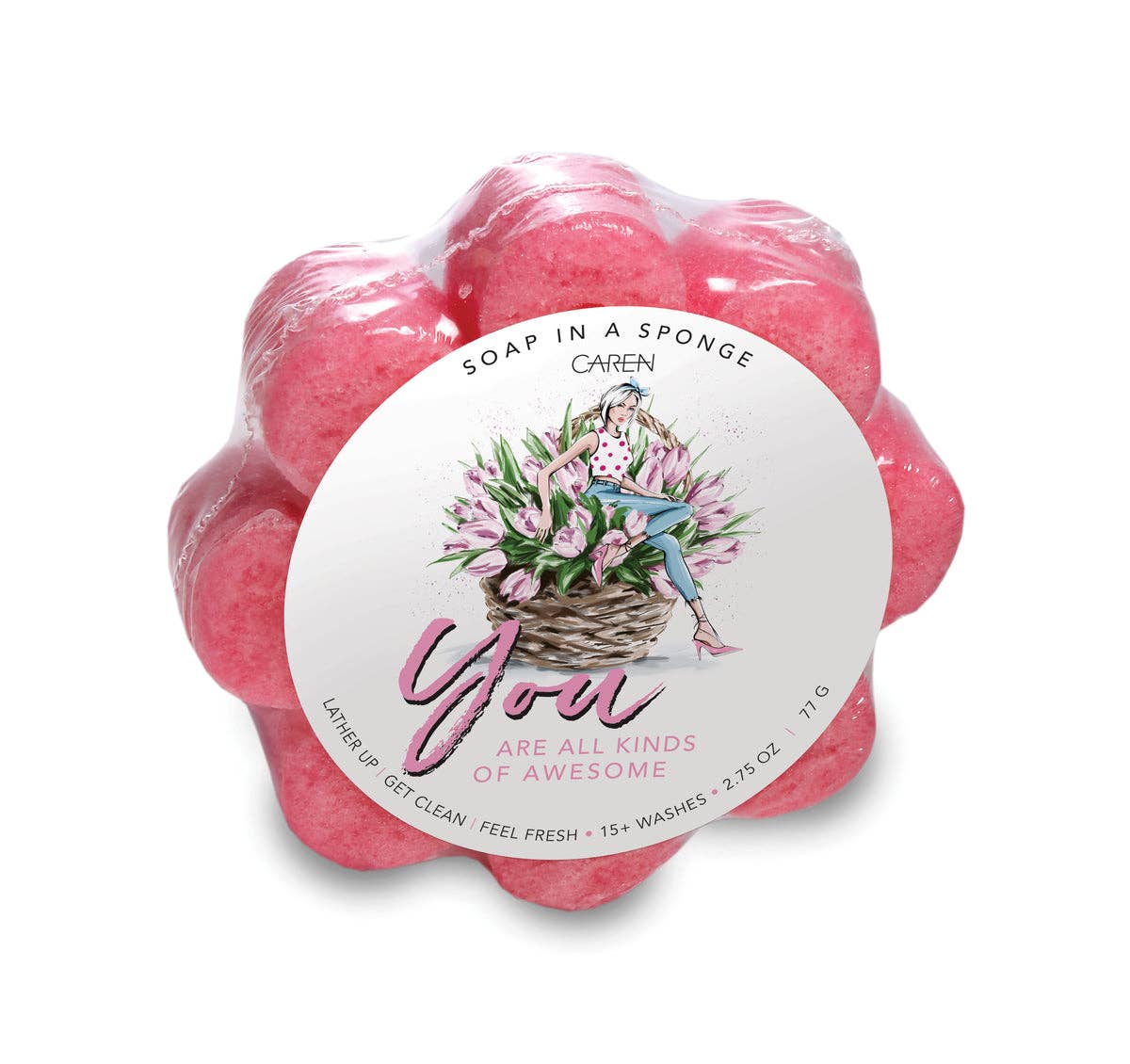 You are All kinds of Awesome Shower Sponge