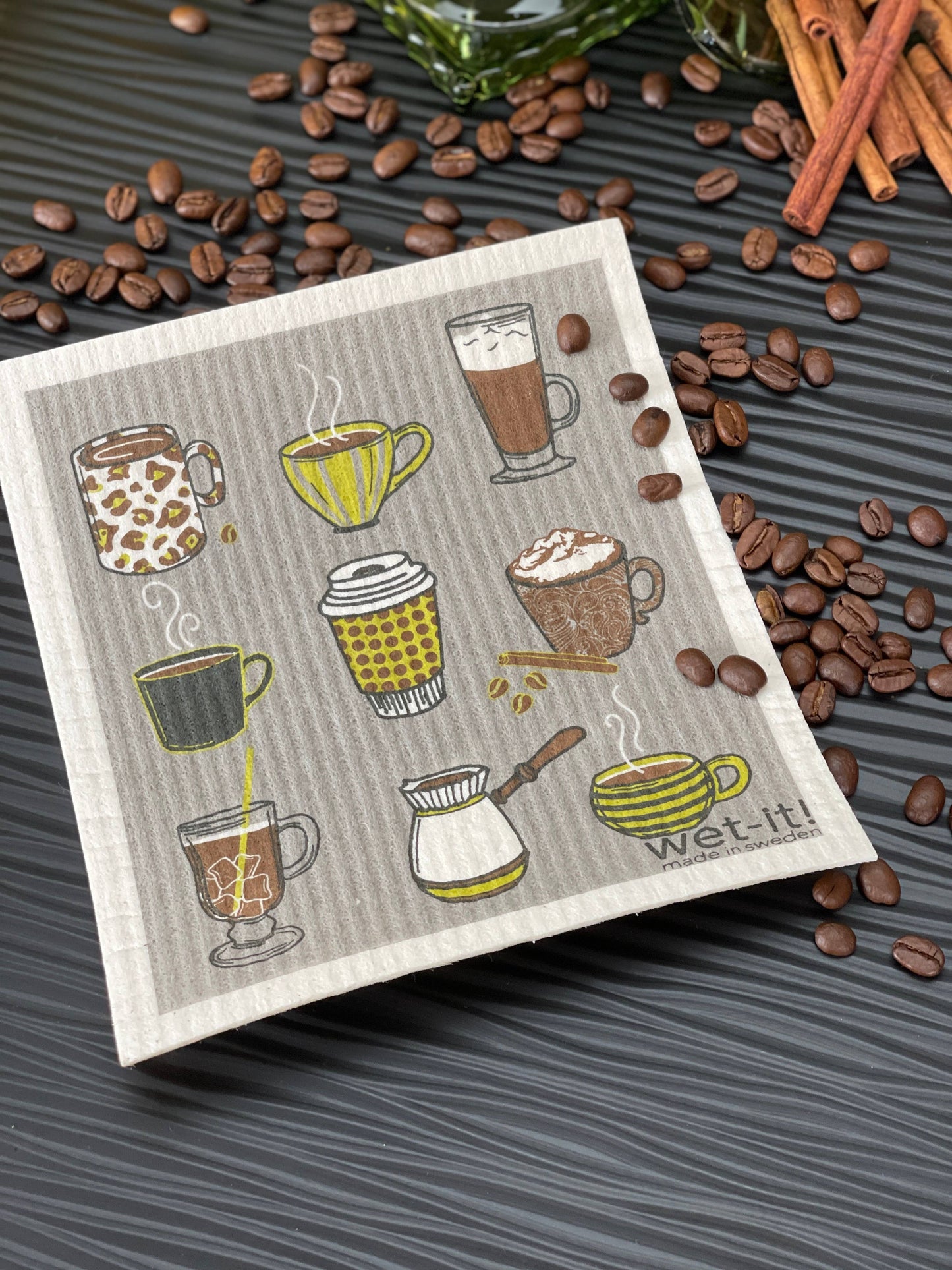 Coffee Shop Swedish Cloth