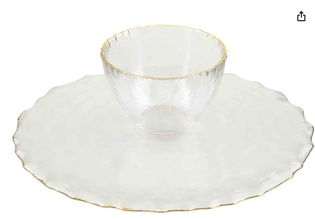 Cake Plate/Chip n' Dip - Mudpie