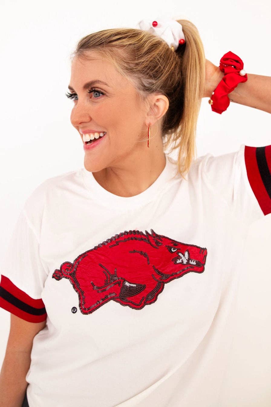*coming soon* Arkansas Sparkle Logo T-Shirt - Brianna Cannon