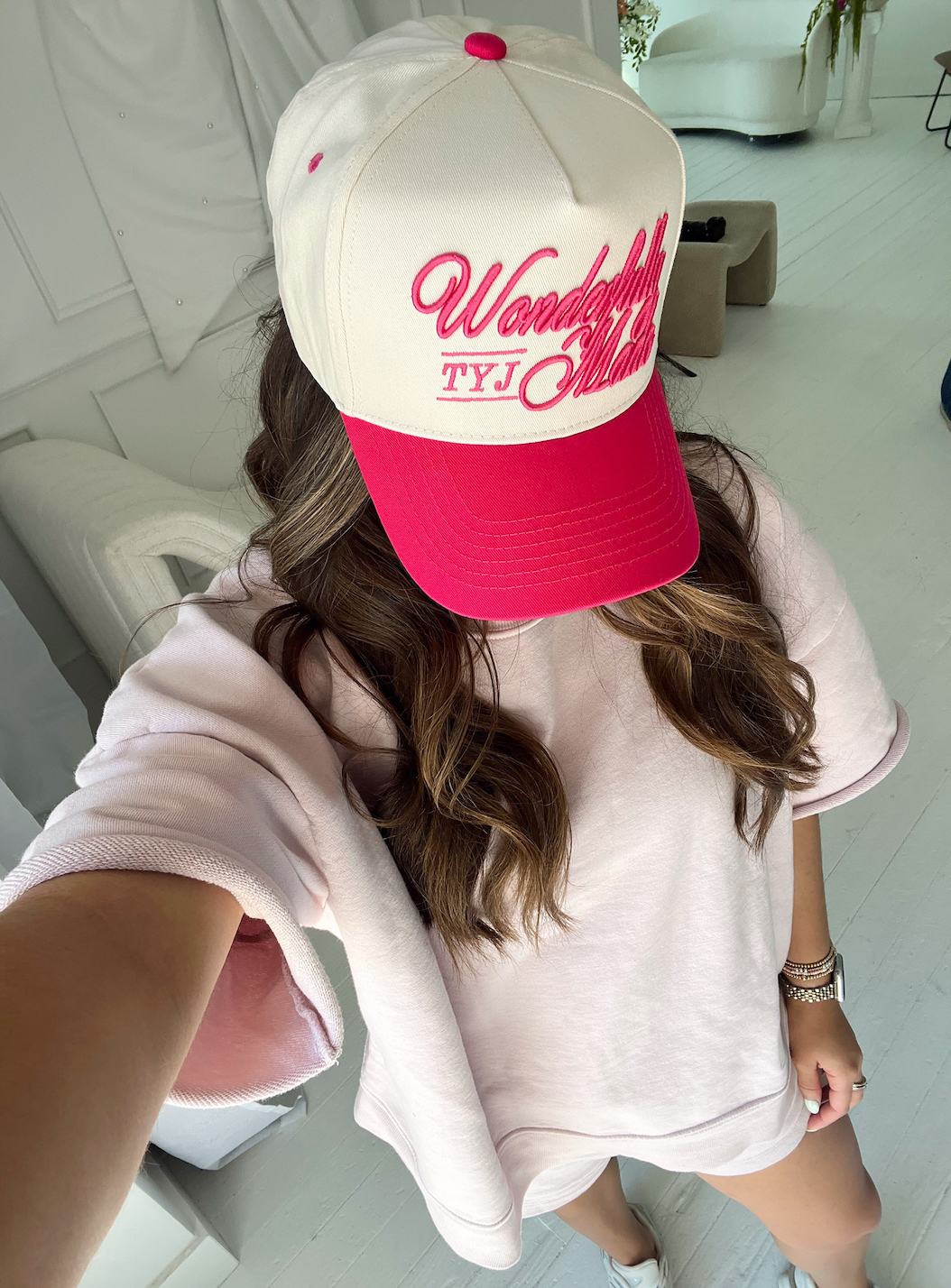 Wonderfully Made - Hot Pink Vintage Trucker Hat