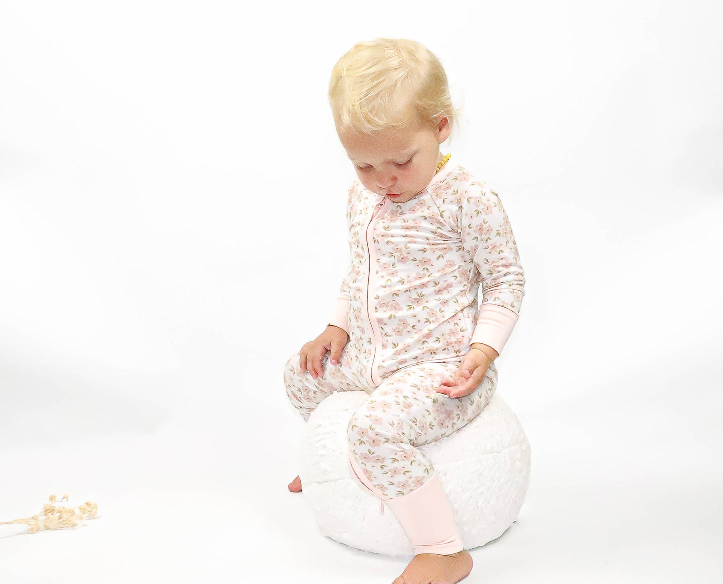 Addy Baby Girl Romper | Bamboo Romper | Bamboo Baby Outfit |