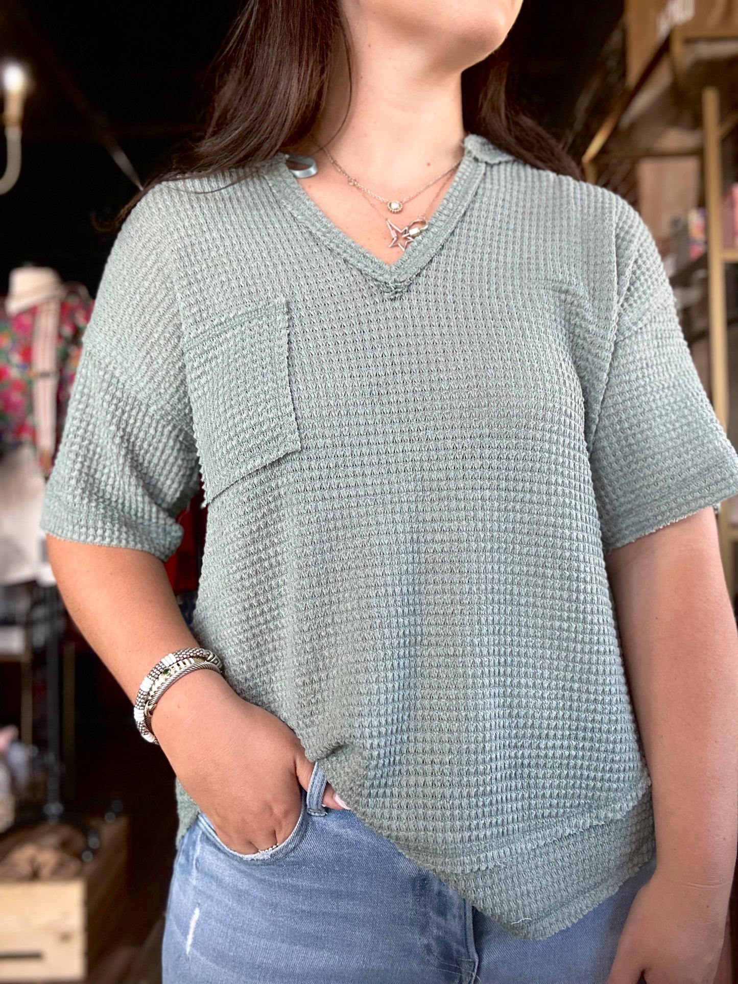 Allison Top - Sage