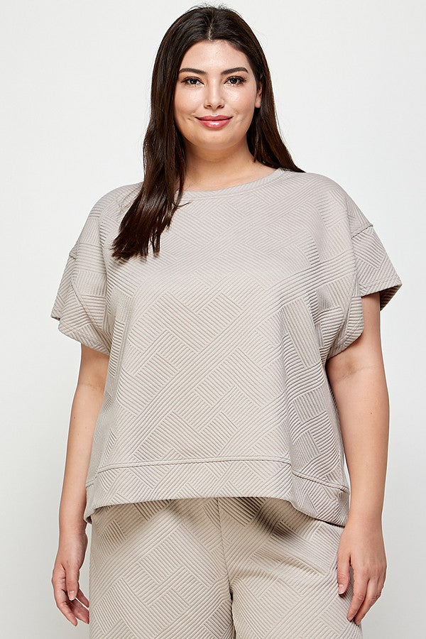 Drew Merritt short sleeve top CURVY