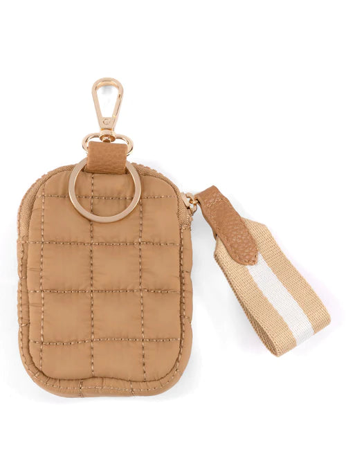 Ezra clip pouch- tan