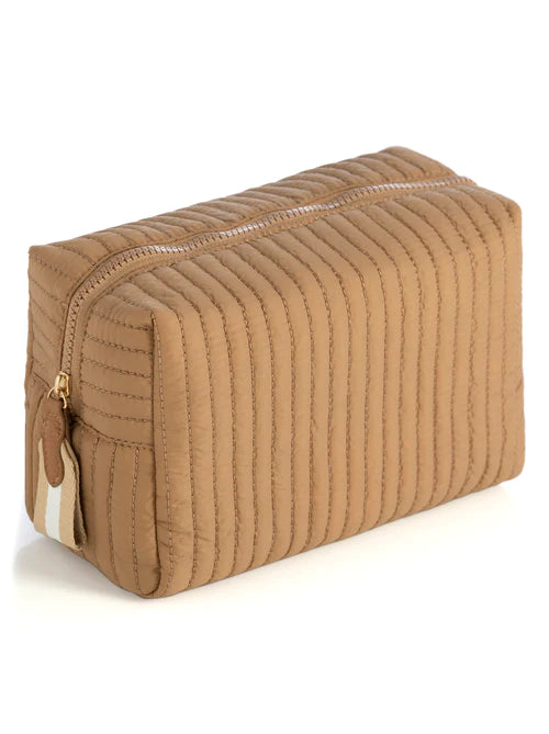 Ezra Lg cosmetic pouch-tan