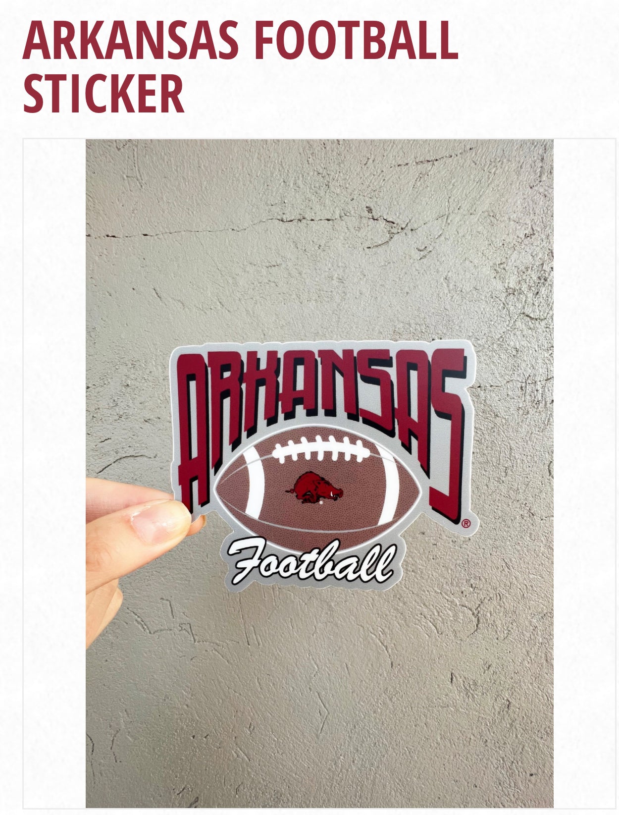 Football sticker