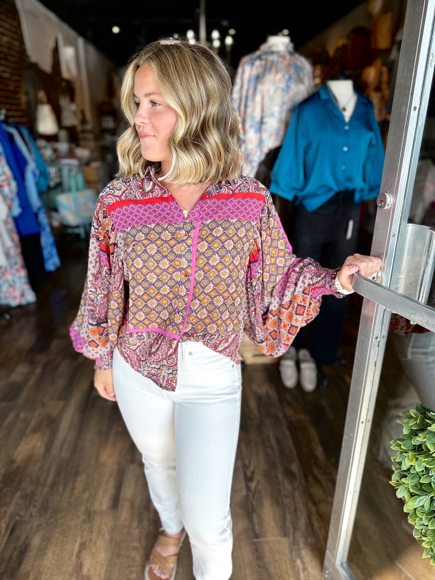 Think paisley top