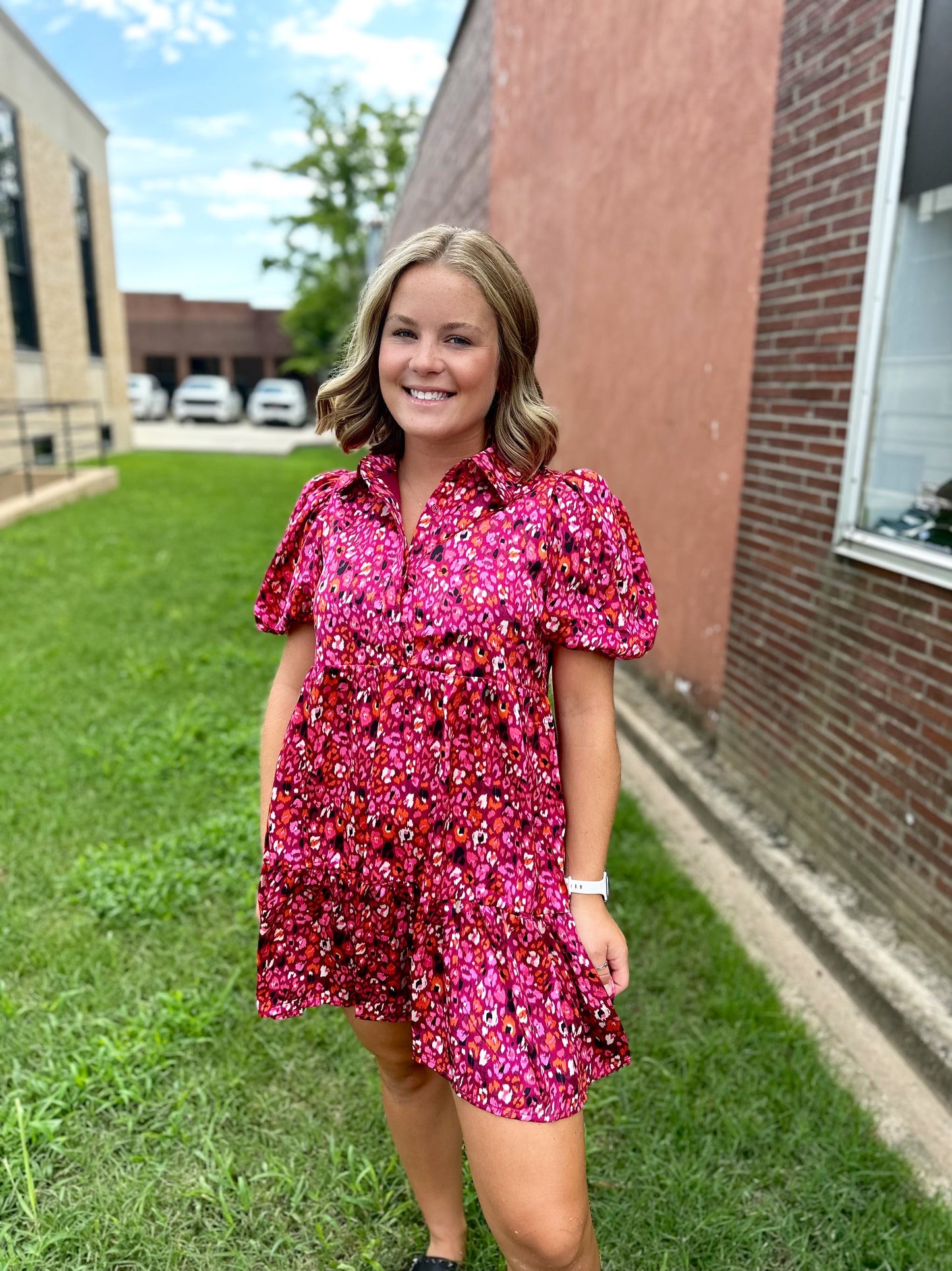 Floral Collar dress