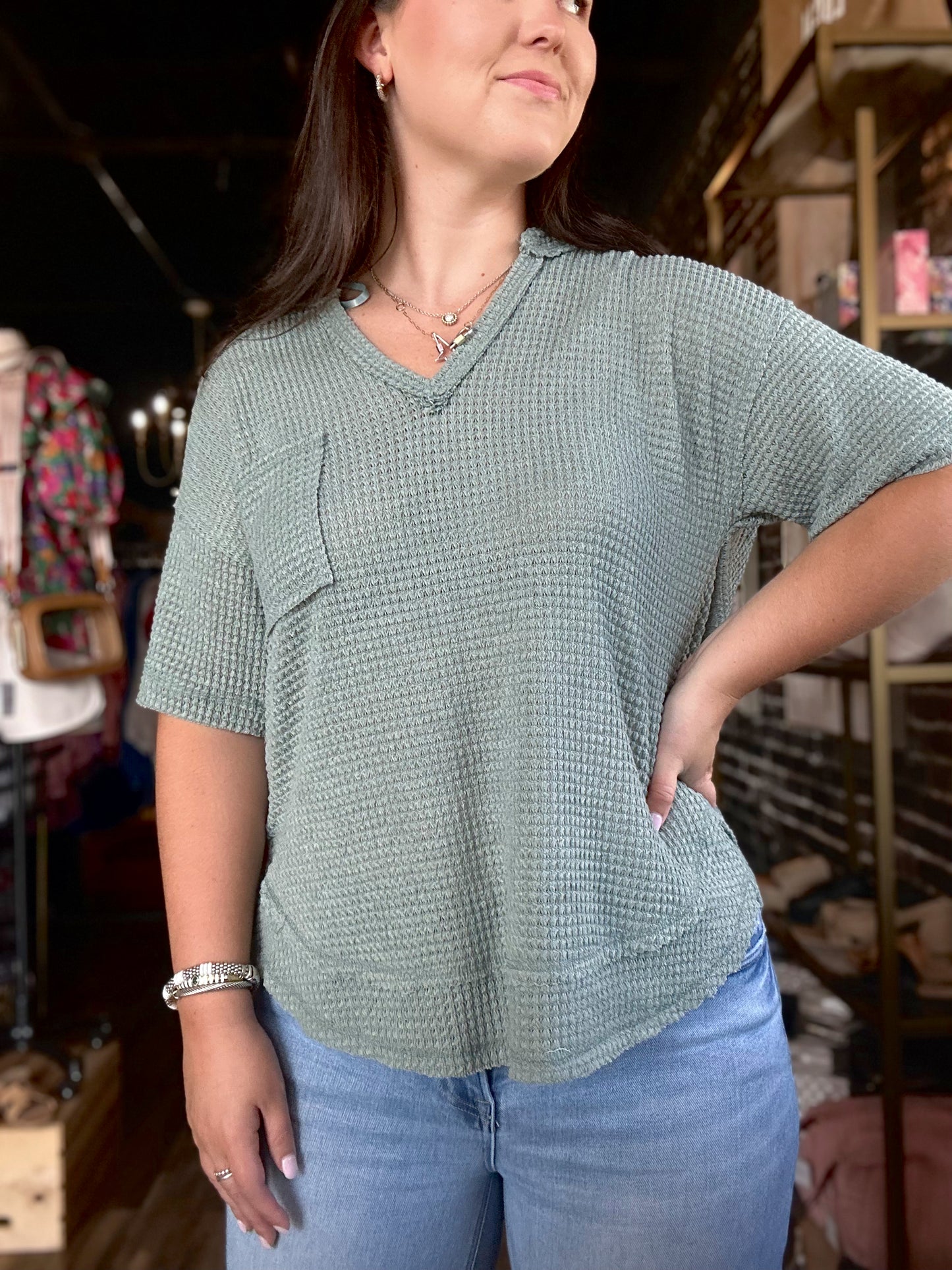 Allison Top - Sage
