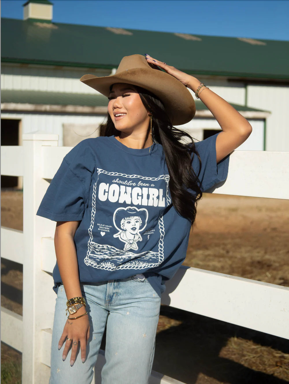 should've been a cowgirl tee CHARLIE SOUTHERN