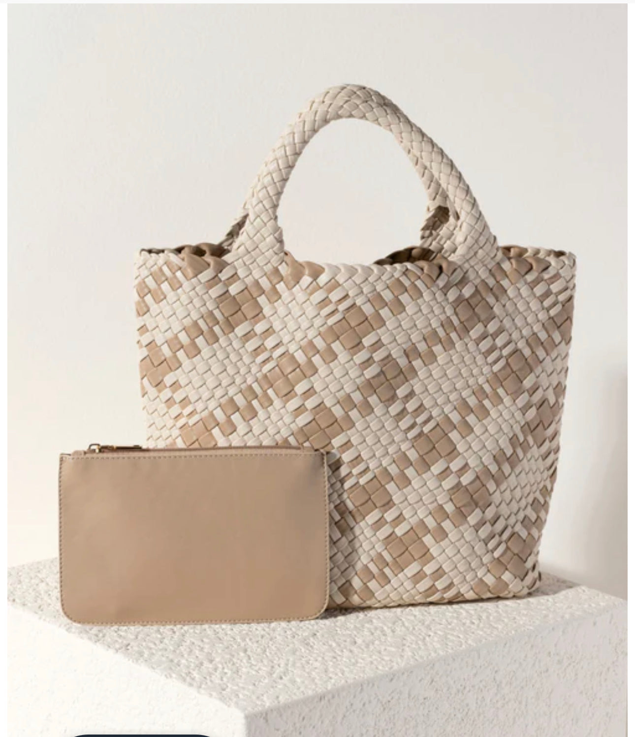 Blythe plaid mini tote