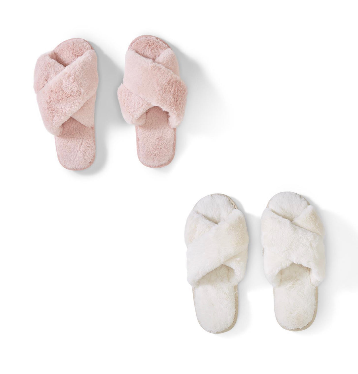 Plush Teddy Slippers