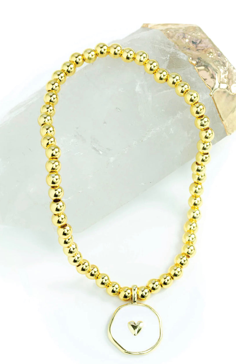 Tiny Heart Stretch Bead