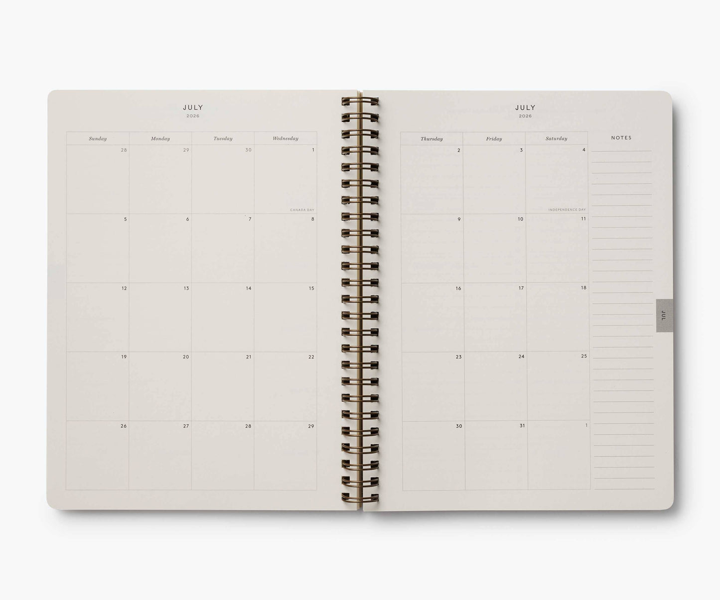 2026 Dahlia 12-Month Softcover Spiral Planner