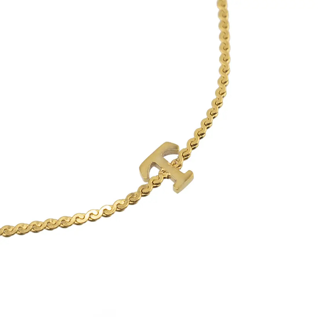 Waterproof Dainty Initial Bracelet