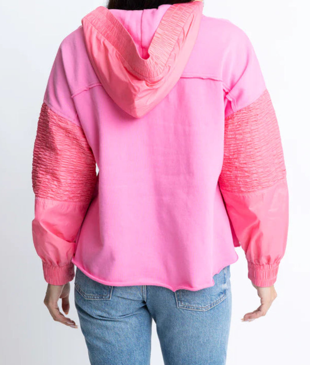 Solid Vneck Knit Novelty Sweatshirt by Karlie