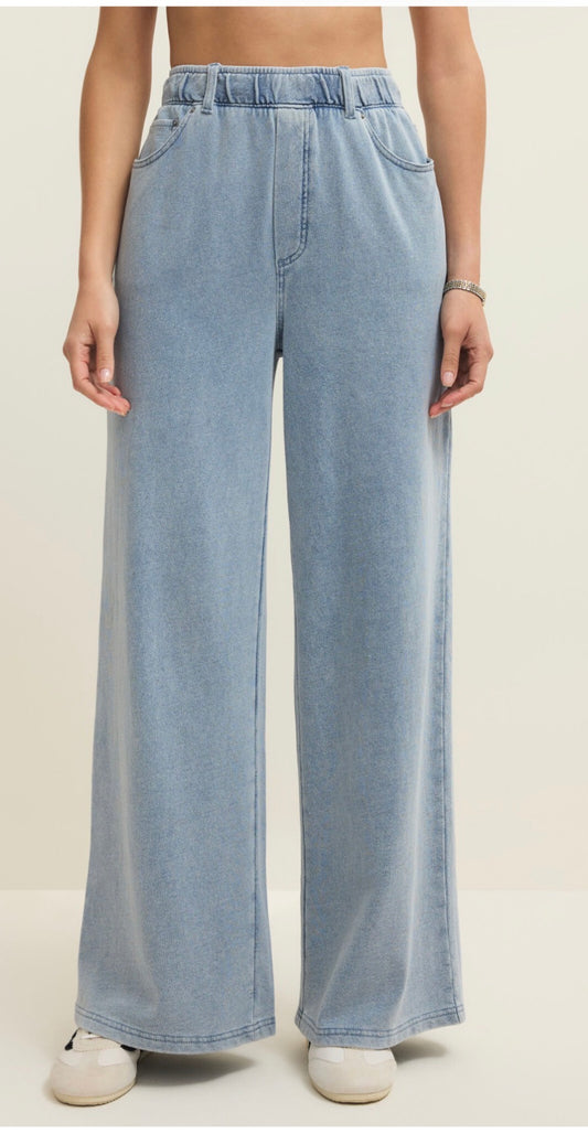 Entourage Knit Pant Ocean Air Indigo -  Z Supply