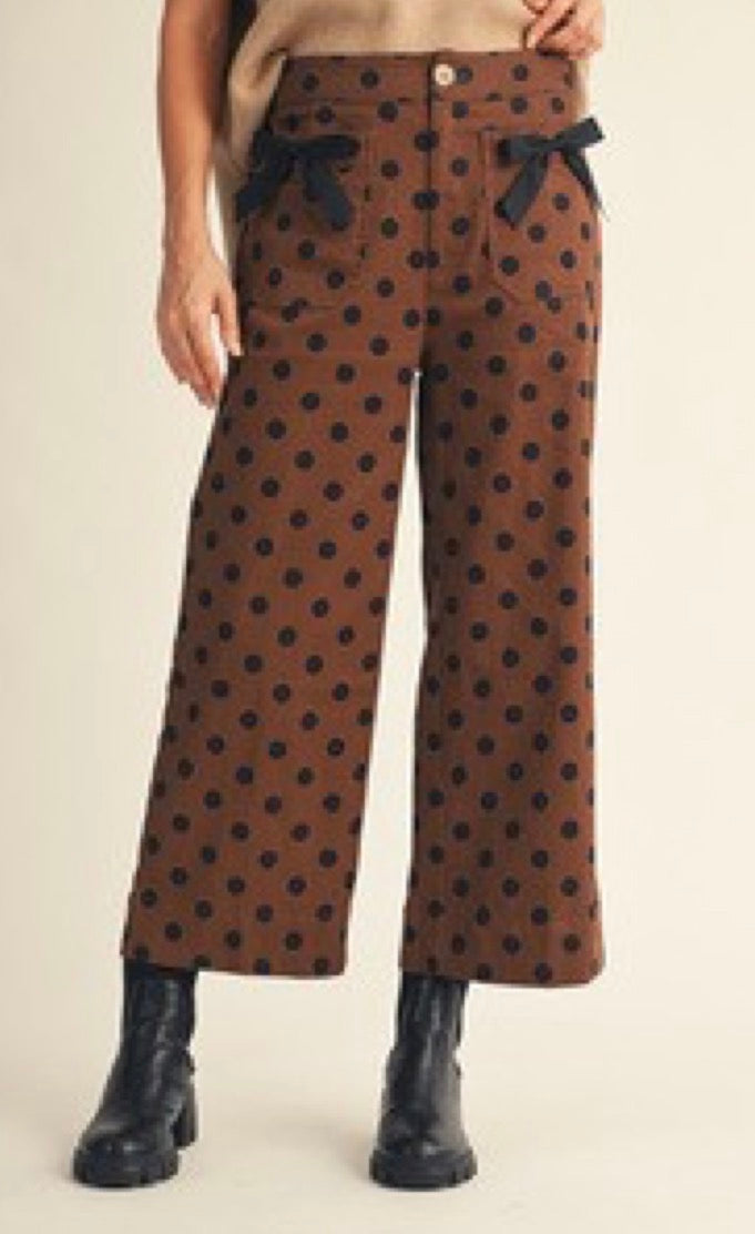 Bess polka dot pant