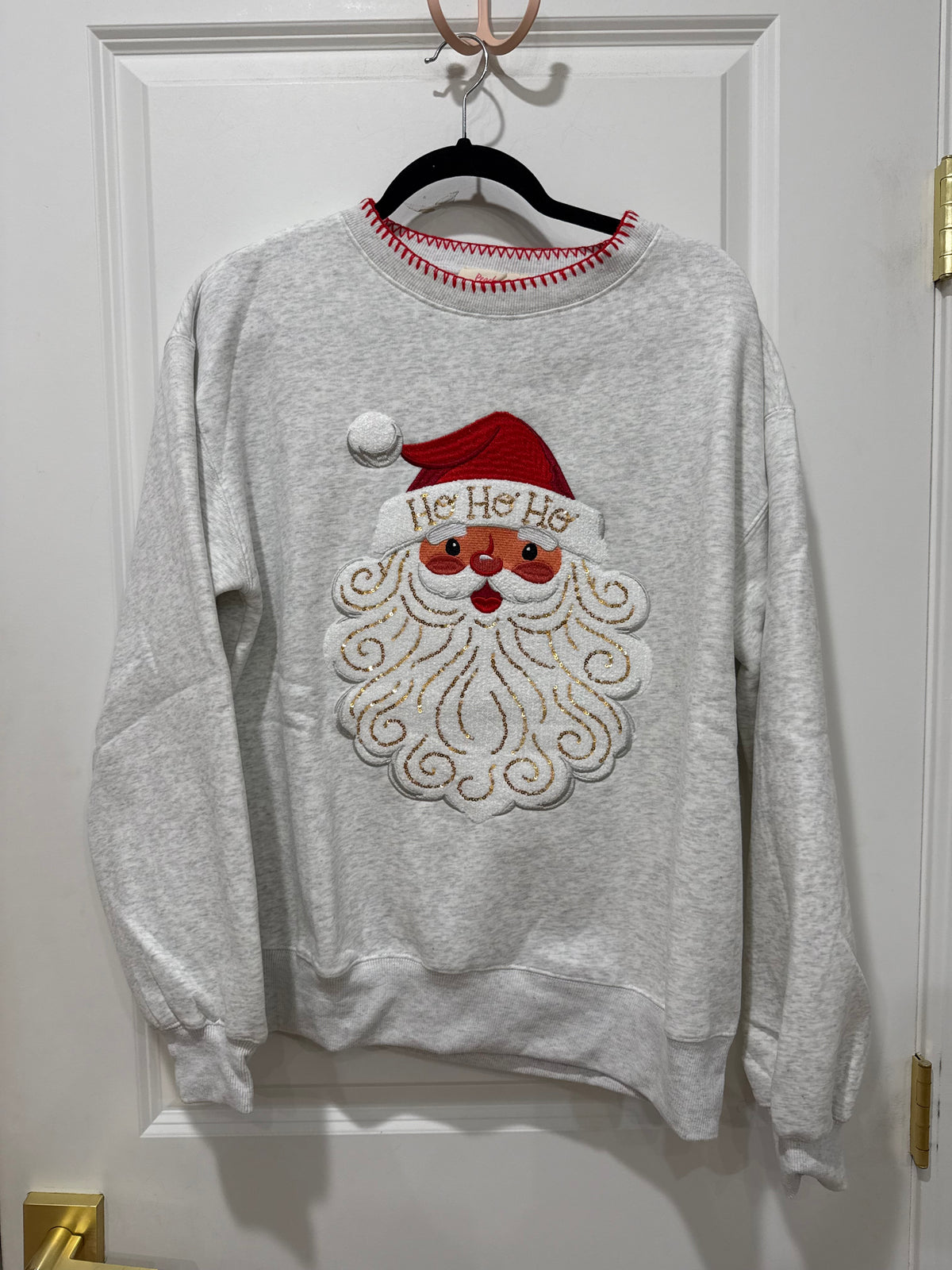 Santa fur sweatshirt