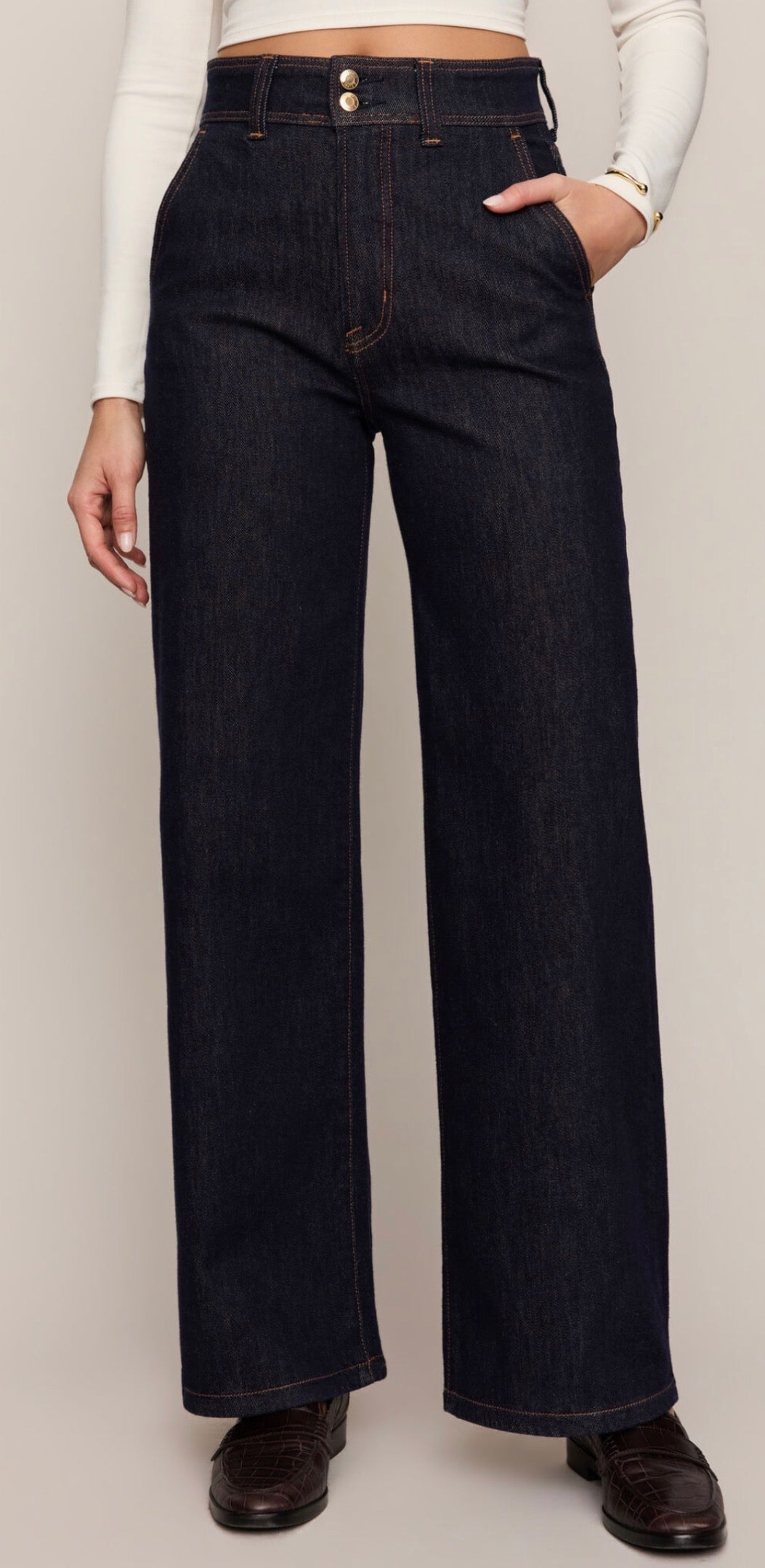 The Atelier Denim Trouser Midnight Air - Z Supply