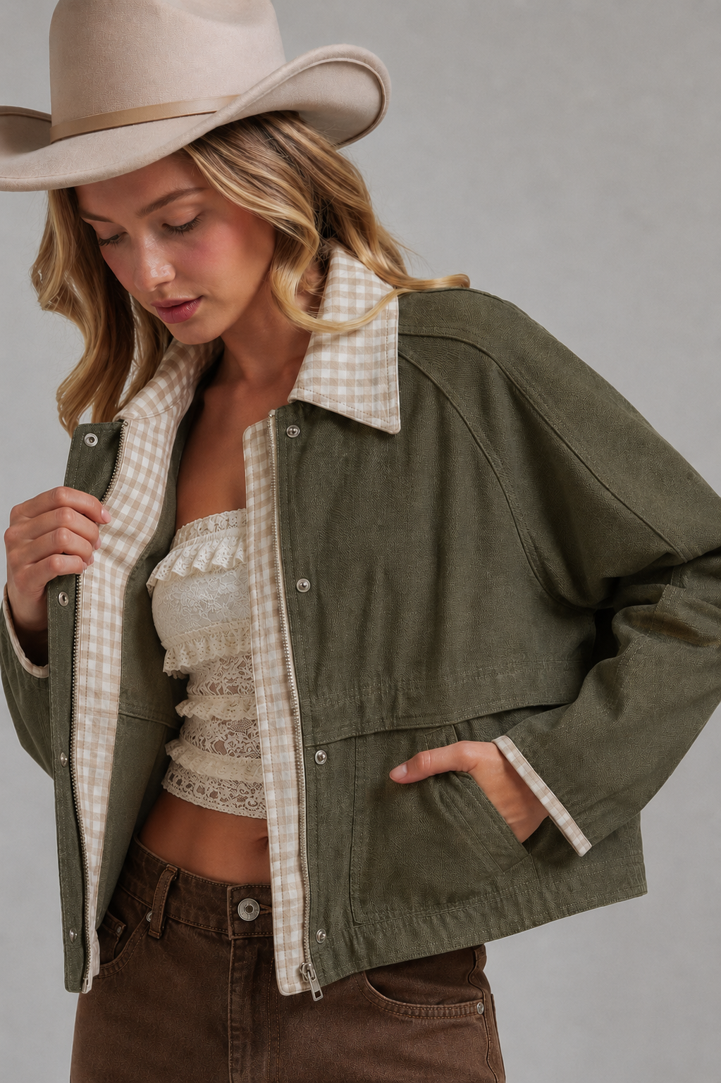 VINTAGE OXFORD CANVAS TWILL FALL JACKET_