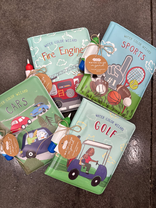 Boys Water Color Book- Mudpie