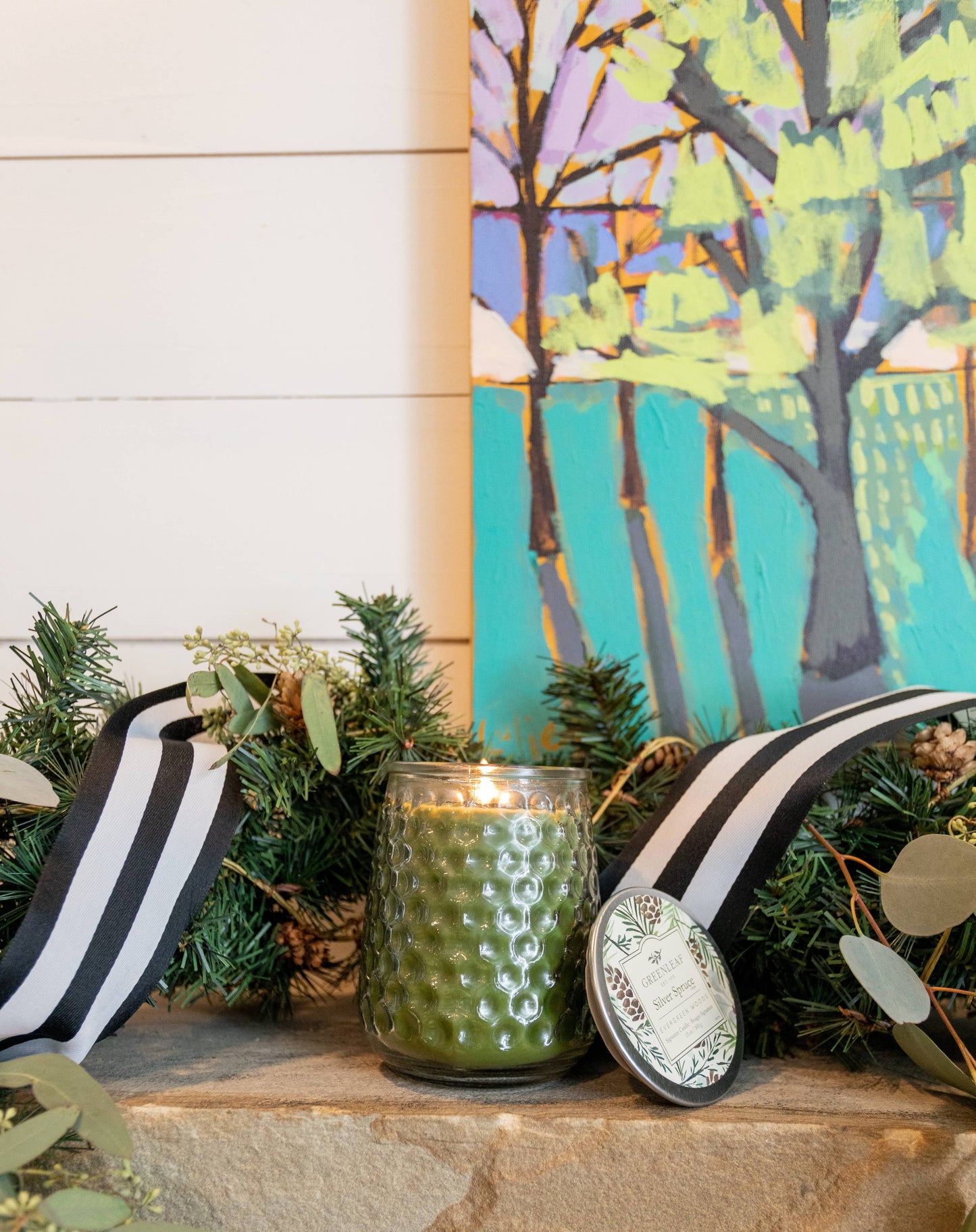 Silver Spruce Signature of Candle