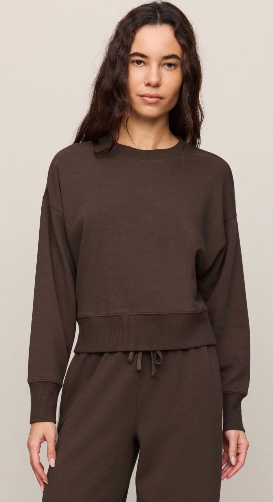 Comeback sweatshirt Dark Chocolate - Z Supply