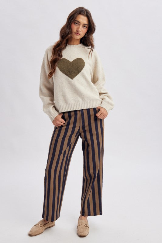 Fog Heart Sweater