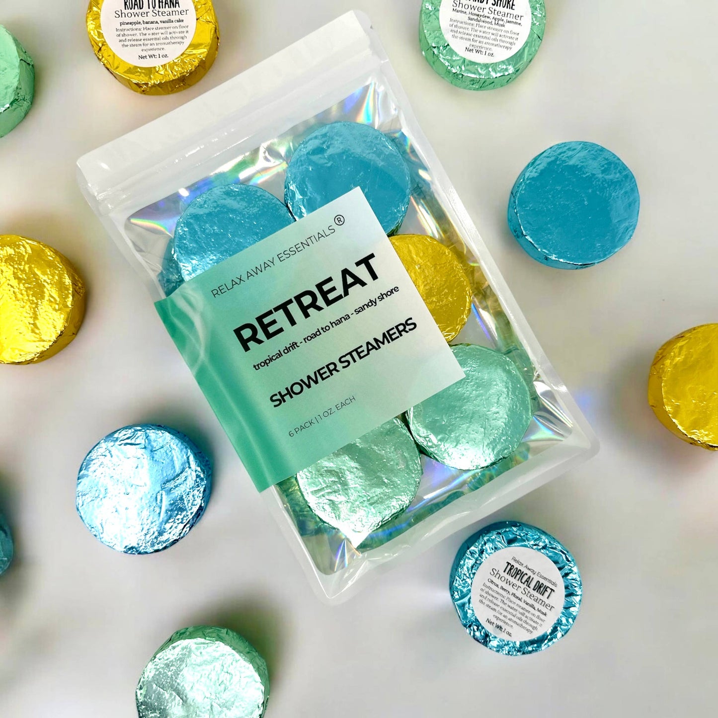 Retreat Shower Steamers 6 Pack - Made in USA