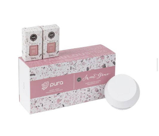 PURA + Bridgewater Smart Home Diffuser Set with 2 Sweet Grace