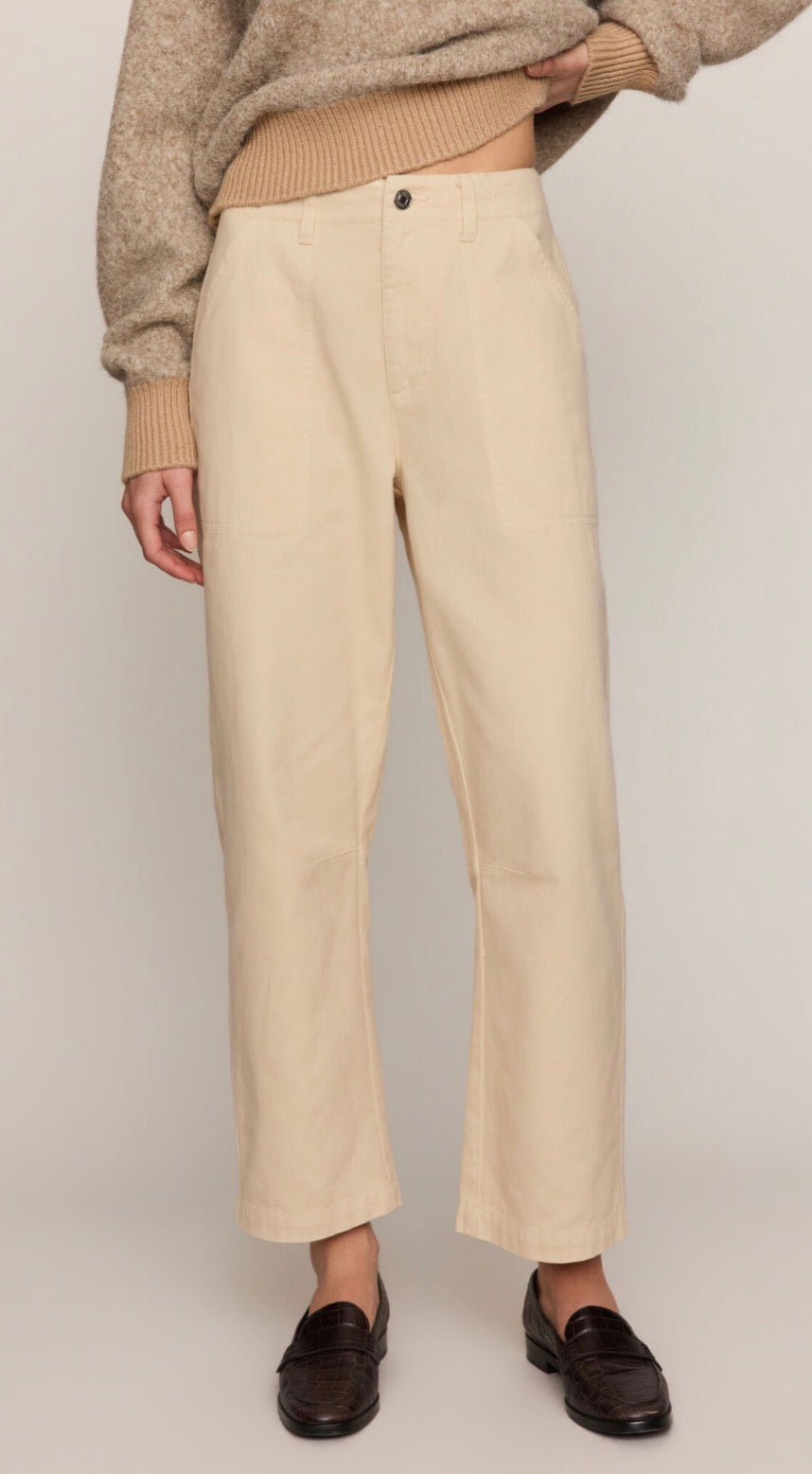Colman Bowed Utility Pant Soft Ecru - Z Supply