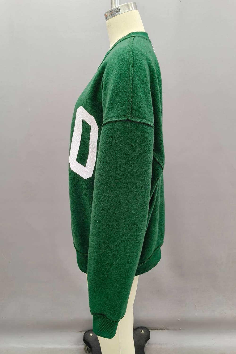 CIAO Print Reversible Mock Neck Sweatshirt