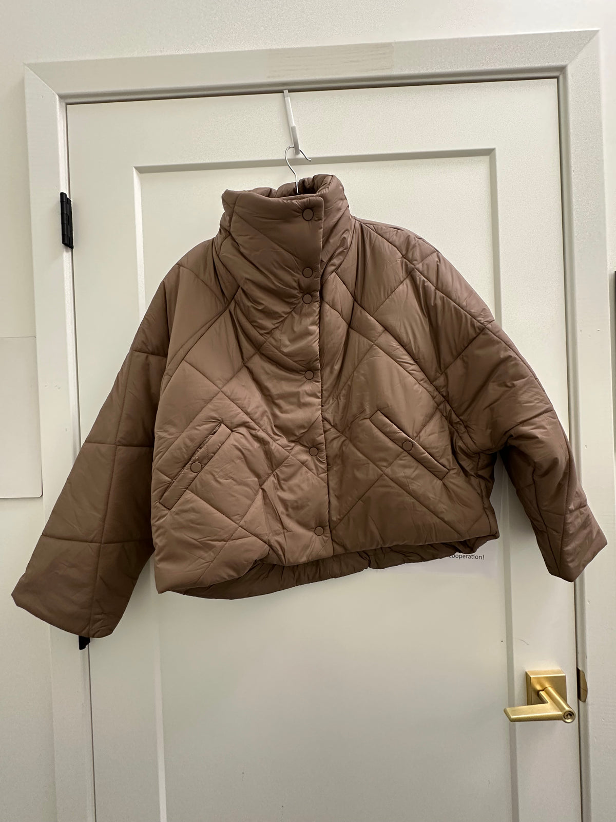 Quilted puffer jacket (2 colors)