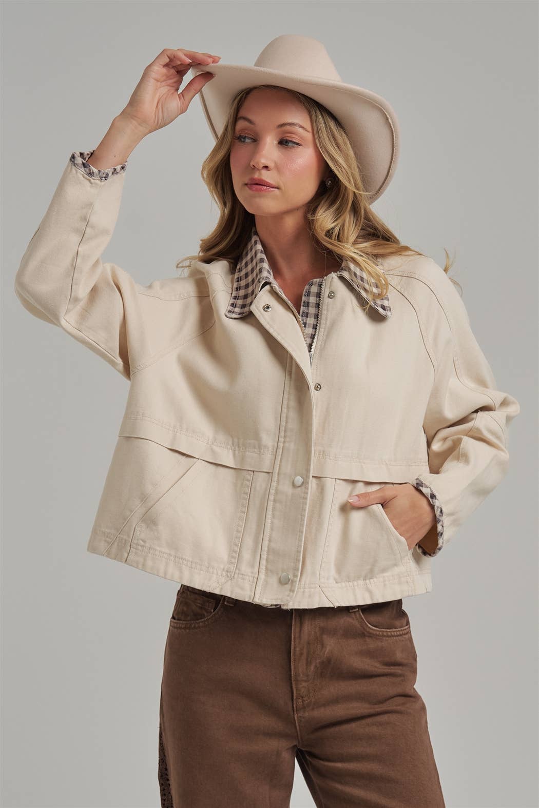 VINTAGE OXFORD CANVAS TWILL FALL JACKET_