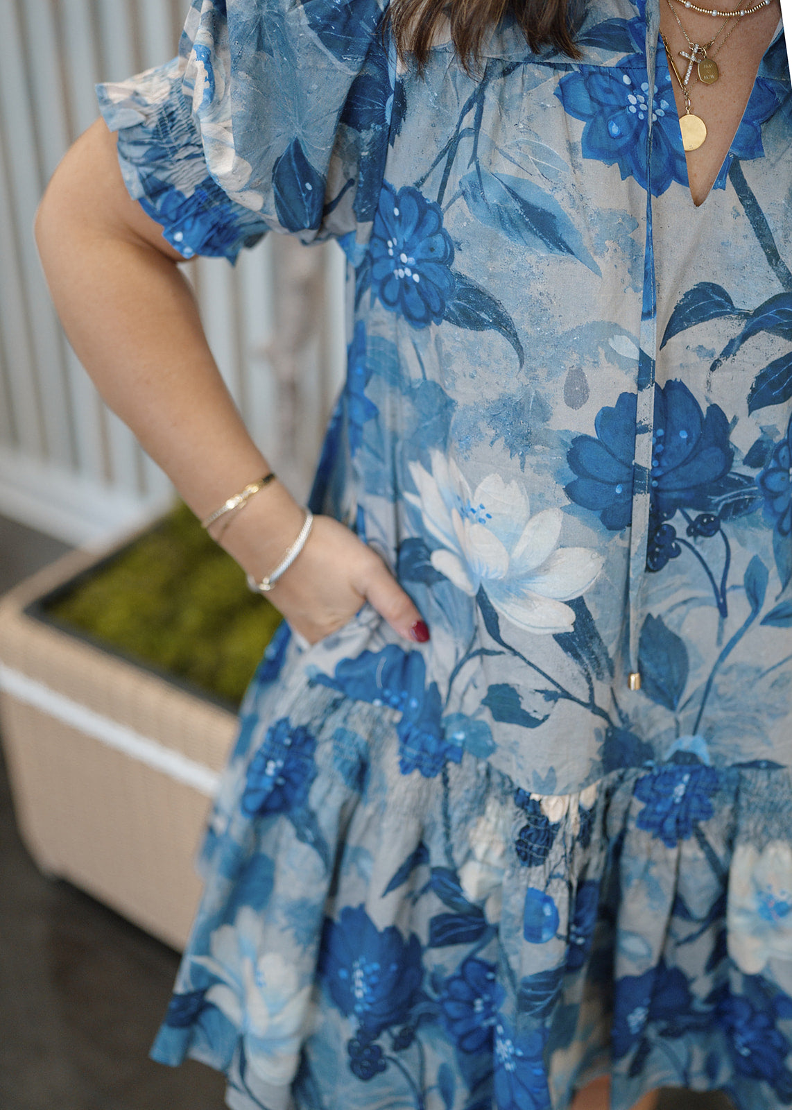 Navy Garden Party Mini