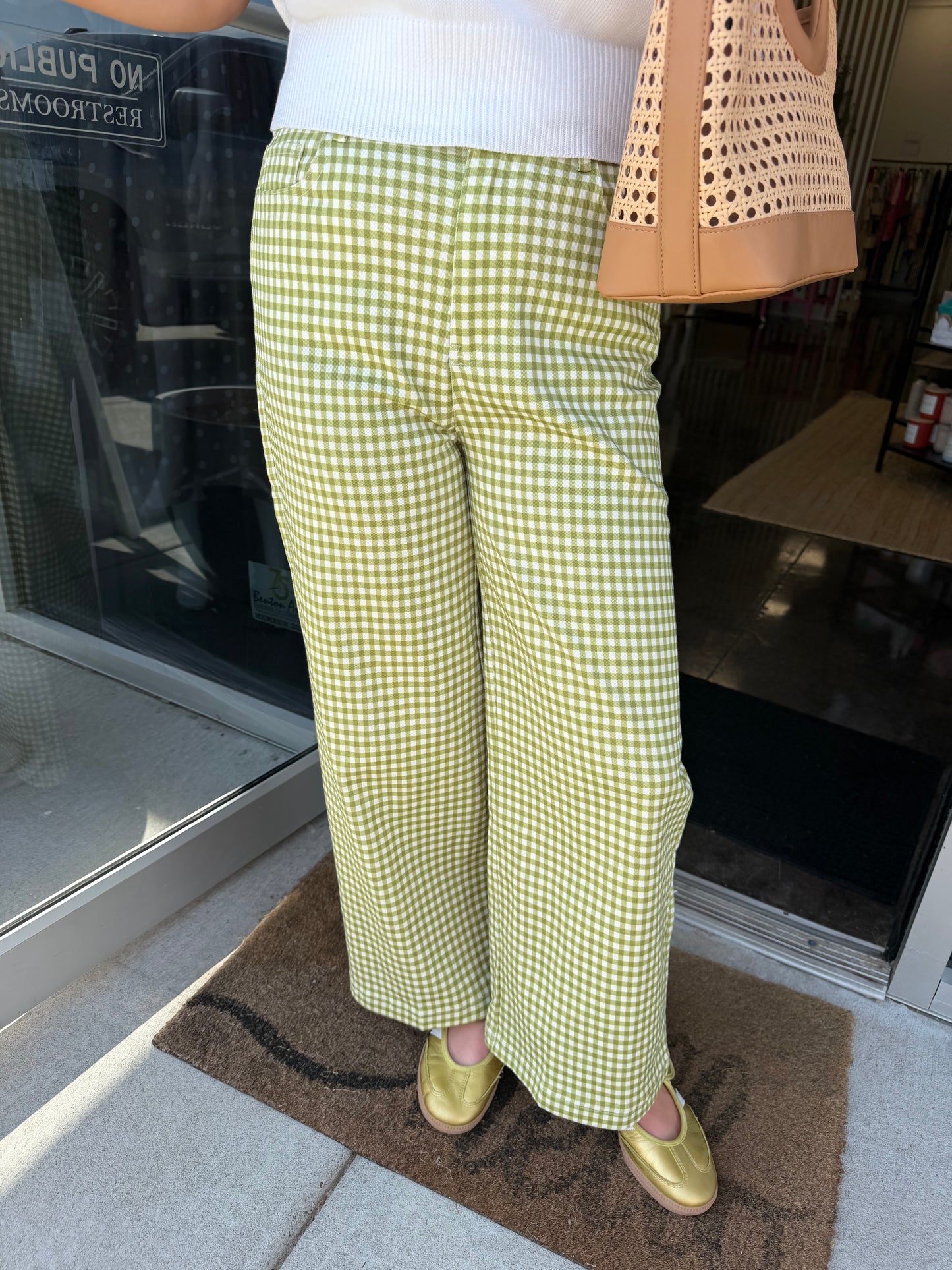 Matcha Checkered Pant