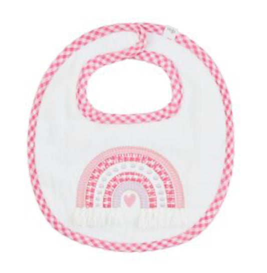 Rainbow Applique Bib