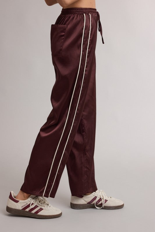 Stripe Satin Pant (2 colors)