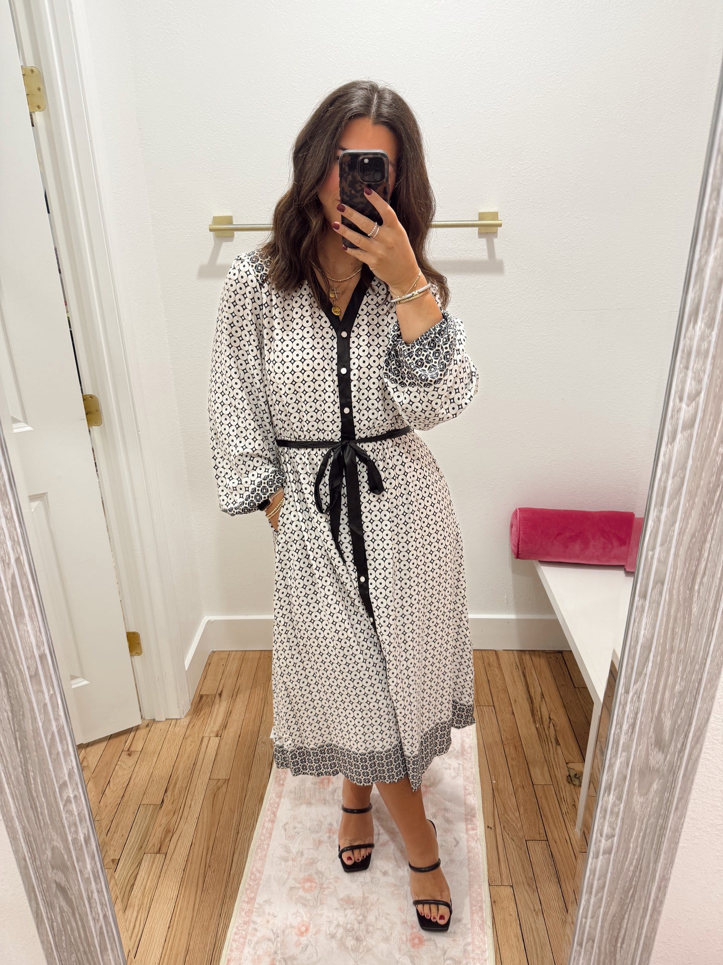 Gia satin mini dress