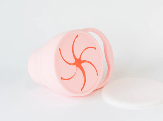Collapsible Silicone Snack Cup - multiple  colors
