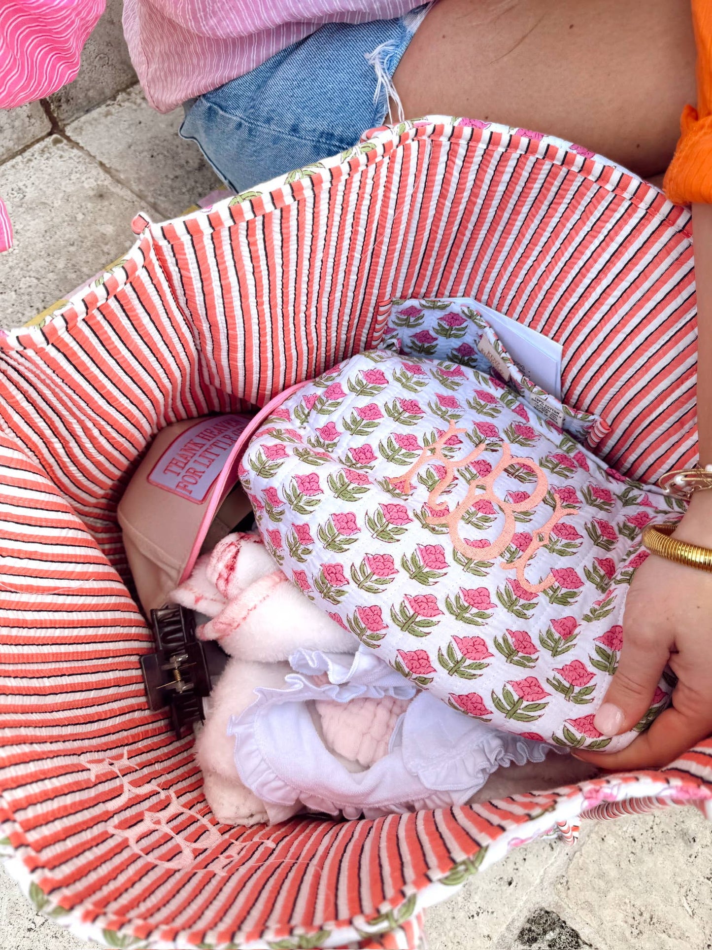 Quilted Block - Print Tote Bag