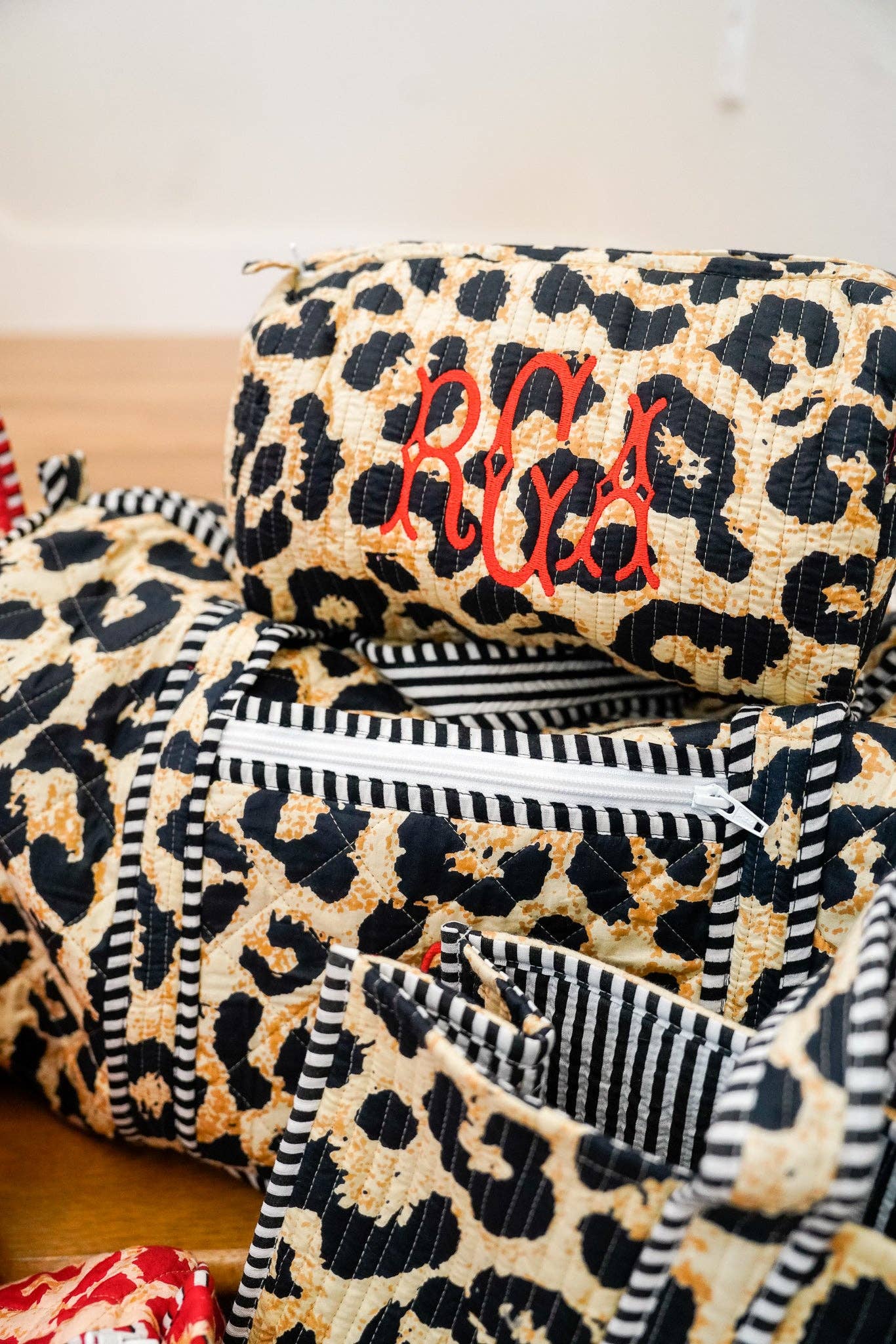 Quilted Block Print - Leopard Collection