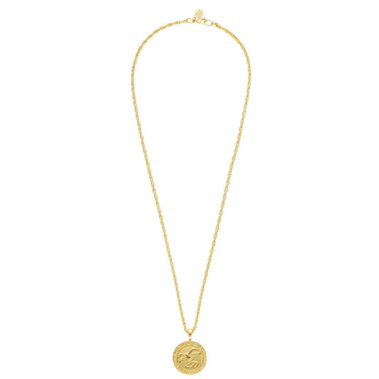 Gold USA Coin on 30" Rope Chain Necklace  - Susan Shaw