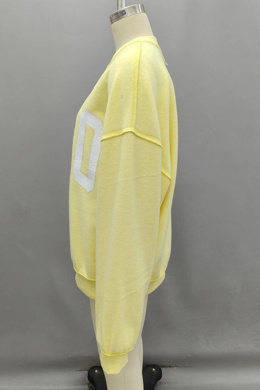 CIAO Print Reversible Mock Neck Sweatshirt