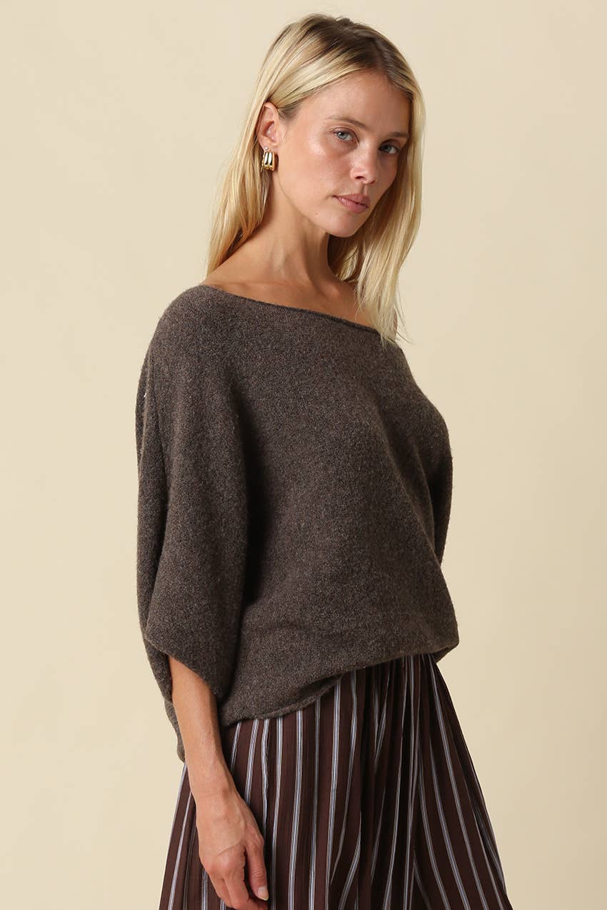 Gloria One Shoulder Knit Top