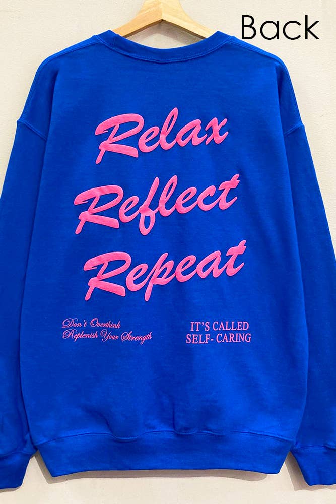 Relax Reflect Repeat Sweatshirt