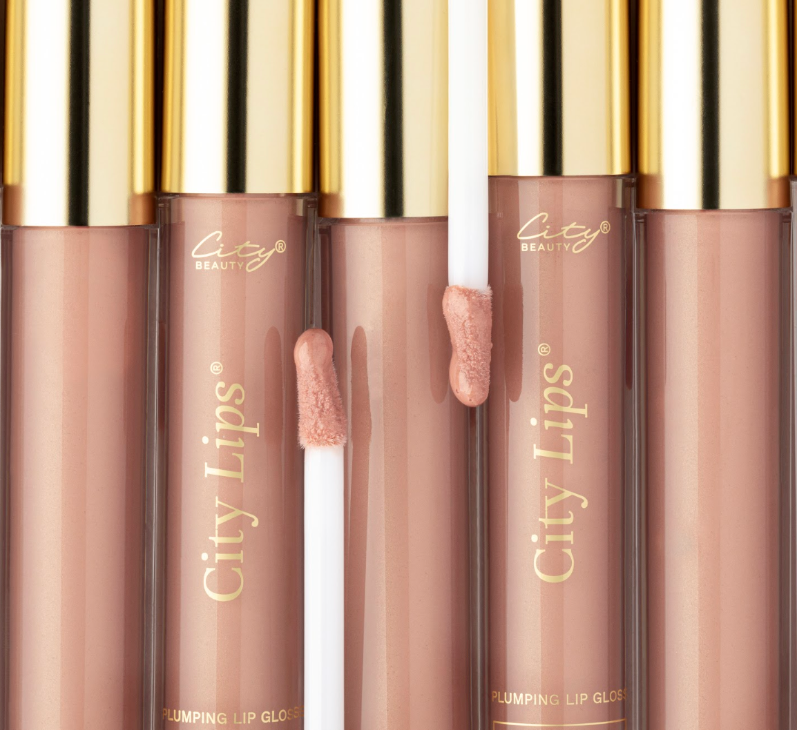City Lips® - Plumping Lip Gloss -Tokyo Kiss -Sheer Cool Nude