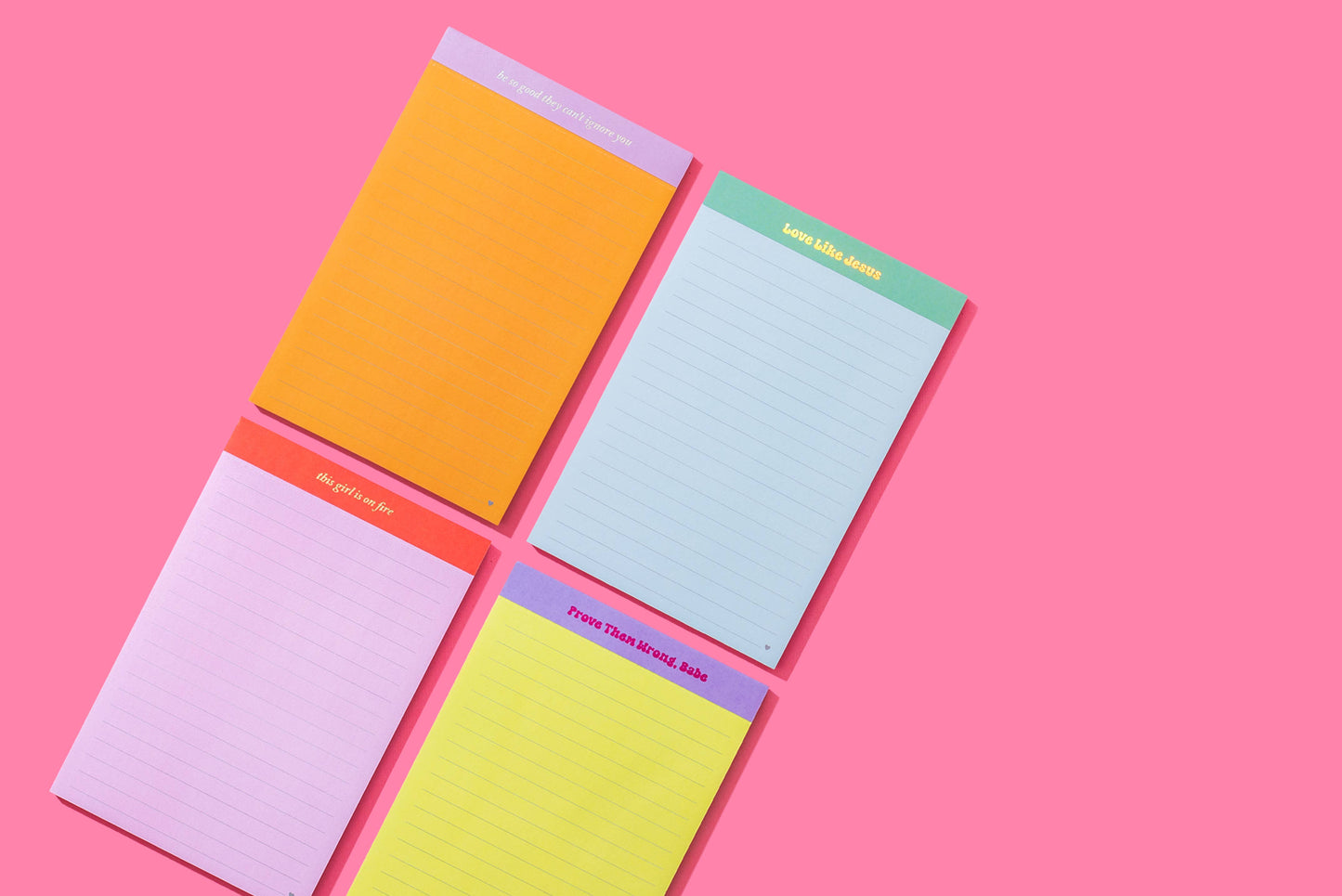 Large List Pad - "This Girl is on Fire" - 75 Sheets